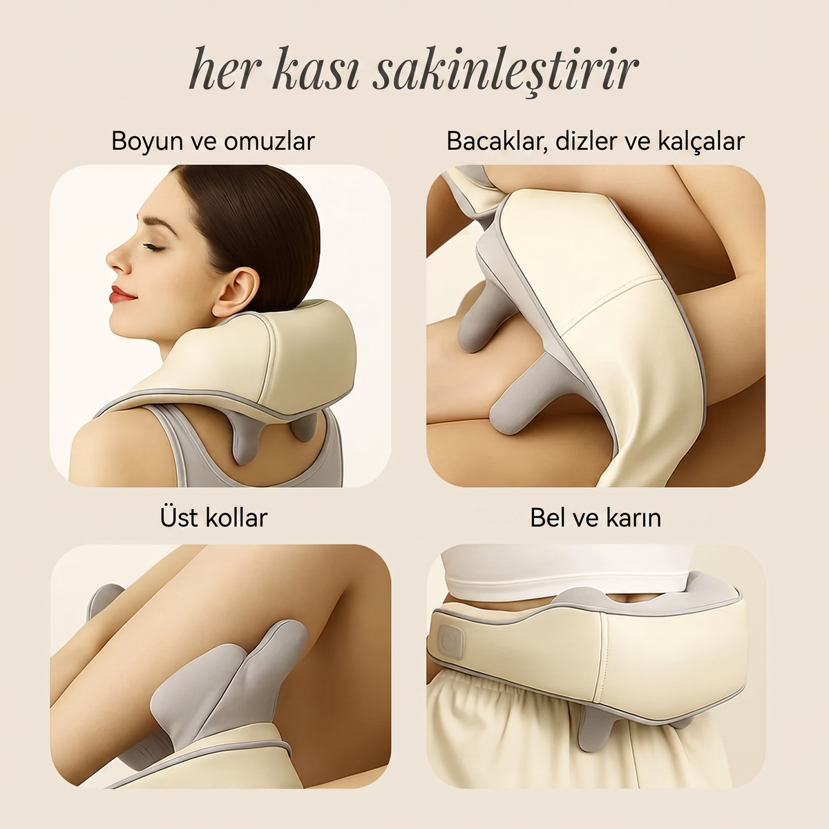 Kineros™ Boyun ve Omuz Masaj Cihazı